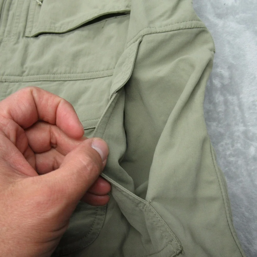 Columbia GRT Vest Mens XL Beige Pockets Fishing Hiking Utility Gorpcore‎ Outdoor